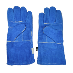 Guantes de cuero largo para soldador